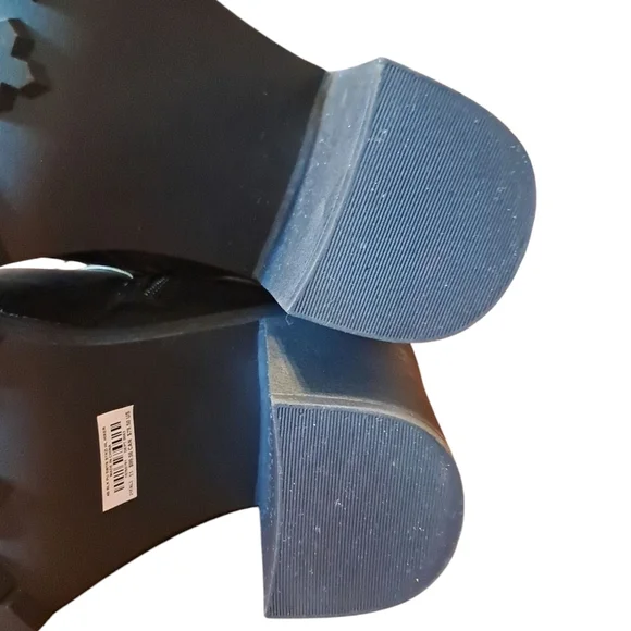 Torrid Black Hiker Boot Lug Sole Sweater Trim Size 11WW - Picture 10 of 16